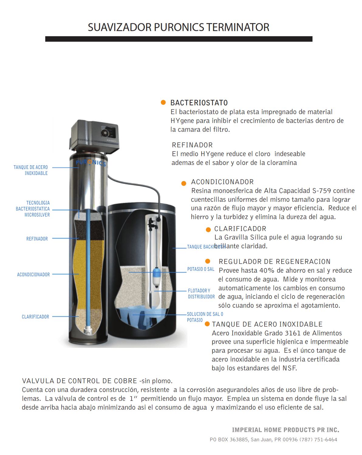 Purificador de agua 600 galones - Filtros y purificadores de agua